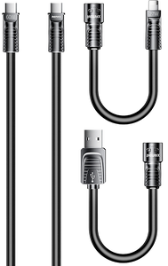 Remax RC-C168 4-in-1 60W Fast Charging Cable 1.5M - Black -  for sale in Egypt from Games2Egypt