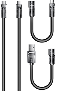 Remax RC-C168 4-in-1 60W Fast Charging Cable 1.5M - Black