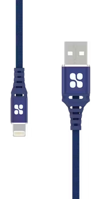 Promate Nervelink-I2 USB to Lightning Cable - 2M - Blue - Open Sealed