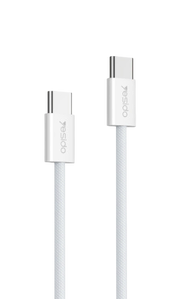 Yesido CA164 Fast Charging Type-C to Type-C Cable, PD 60W - 2M -  for sale in Egypt from Games2Egypt