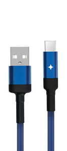 Yesido CA28 Auto Disconnect Type C Data Charging Cable - 1.2M - Blue -  for sale in Egypt from Games2Egypt