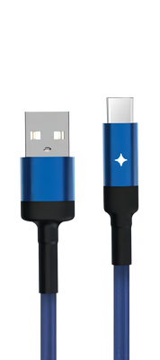 Yesido CA28 Auto Disconnect Type C Data Charging Cable - 1.2M - Blue