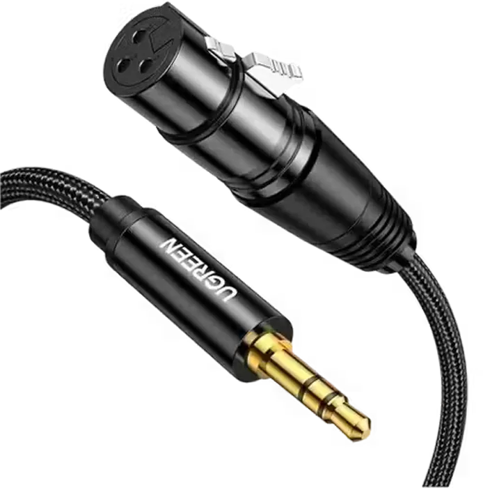 يوجرين AV182  كابل 3.5 مم ذكر إلى XLR أنثى – 2 متر