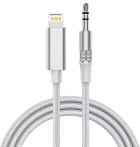 LDNIO LS-Y81i Lightning To 3.5mm Jack Aux Cable - White -  for sale in Egypt from Games2Egypt
