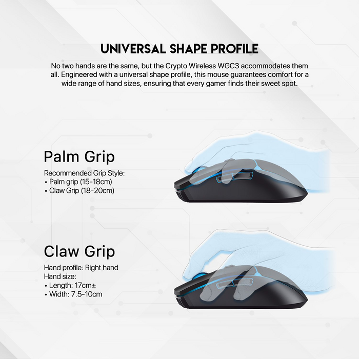 Fantech CRYPTO WGC3 Wireless Gaming Mouse - White  for sale in Egypt from Games2Egypt