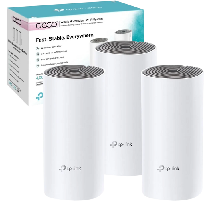 TP-Link Deco M4 AC1200 Whole Home Mesh Wi-Fi System - 3-Pack  for sale in Egypt from Games2Egypt