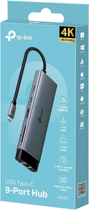 TP-Link UH9120C USB-C 9-in-1 Hub  for sale in Egypt from Games2Egypt