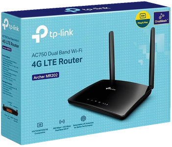 TP-Link Archer MR200 AC750 Wireless Dual Band 4G LTE Router  for sale in Egypt from Games2Egypt