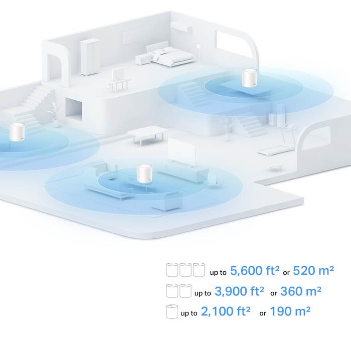 TP-Link Deco x10 AX1500 Whole Home Mesh Wi-Fi System - 2-Pack  for sale in Egypt from Games2Egypt