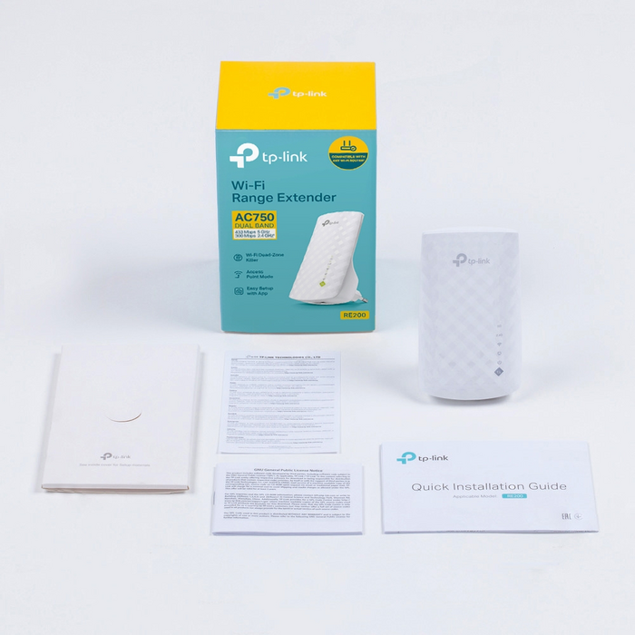 TP-Link RE200 AC750 Mesh Wi-Fi Range Extender  for sale in Egypt from Games2Egypt