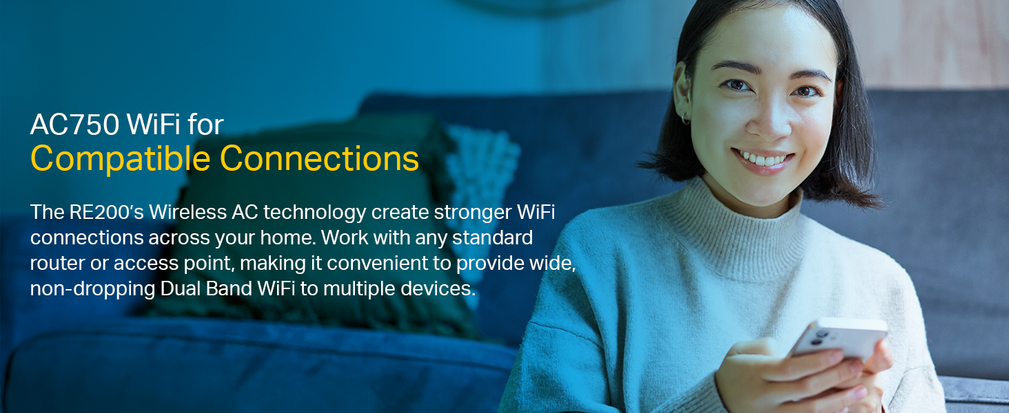 TP-Link RE200 AC750 Mesh Wi-Fi Range Extender  for sale in Egypt from Games2Egypt