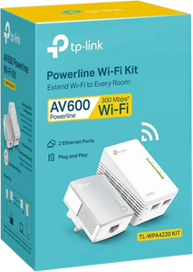 TP-Link TL-WPA4220KIT 300Mbps Wi-Fi AV500 Powerline Extender  for sale in Egypt from Games2Egypt
