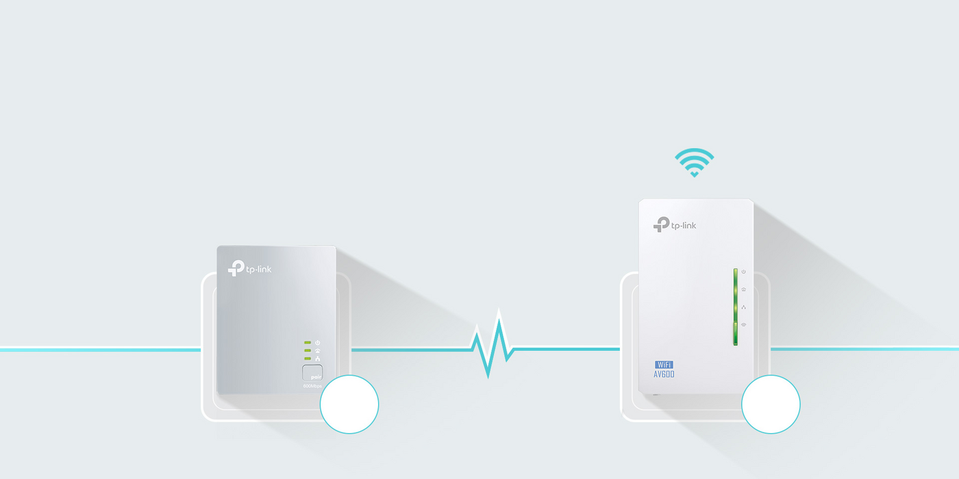 TP-Link TL-WPA4220KIT 300Mbps Wi-Fi AV500 Powerline Extender  for sale in Egypt from Games2Egypt