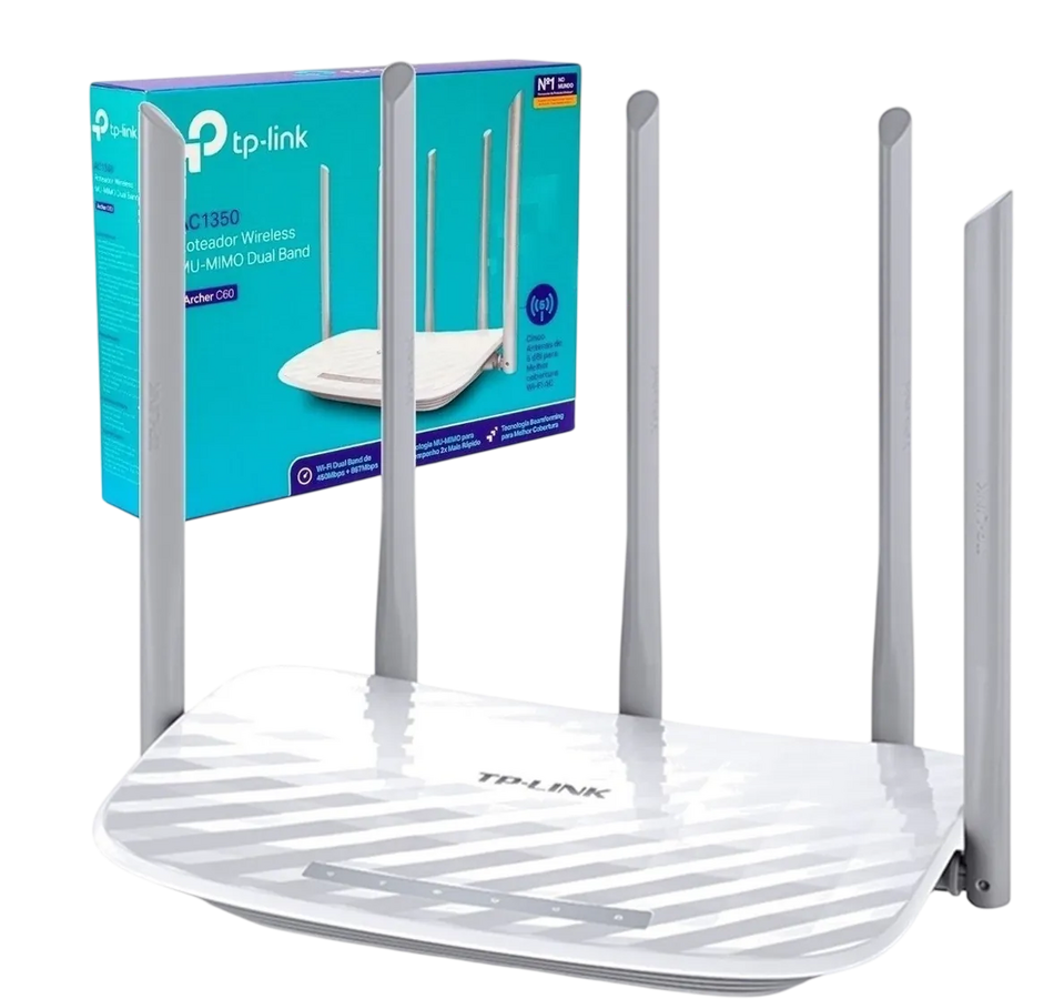 TP-Link Archer C60 New AC1350 Dual Band Access Point/ Wi-Fi Router