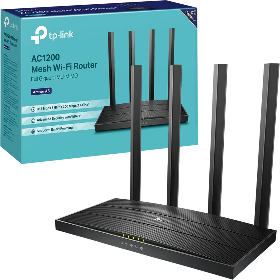 تي بي-لينك Archer A6 – راوتر AC1200 جيجابت إم يو-ميمو