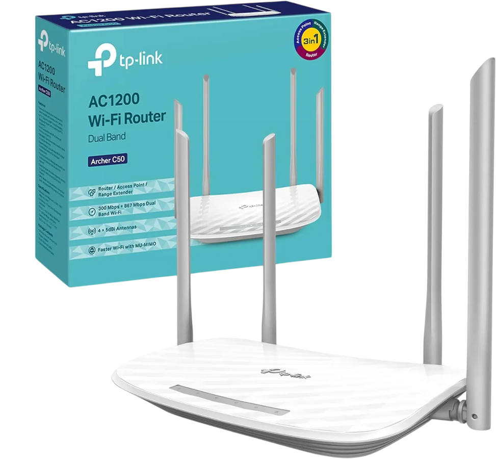 TP-Link Archer C50 AC1200 Wireless Dual Band Router