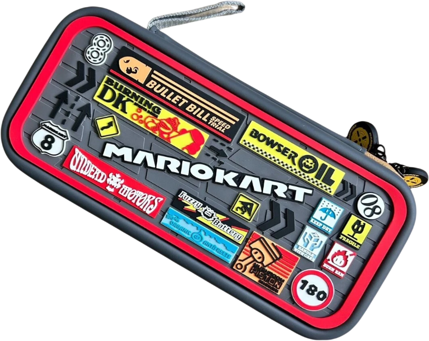 Mario Kart Deluxe Case for Nintendo Switch OLED - Grey  for sale in Egypt from Games2Egypt