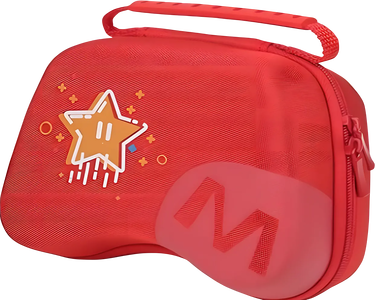Controllers Storage Case Mario Star - Red -  for sale in Egypt from Games2Egypt