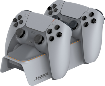 DOBE Dual Charging Dock for PS5 Controllers - Grey - Open Sealed -  for sale in Egypt from Games2Egypt