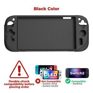 Dobe TNS-3158 Silicone Protective Case for Switch 2 - Black - Open Sealed  for sale in Egypt from Games2Egypt