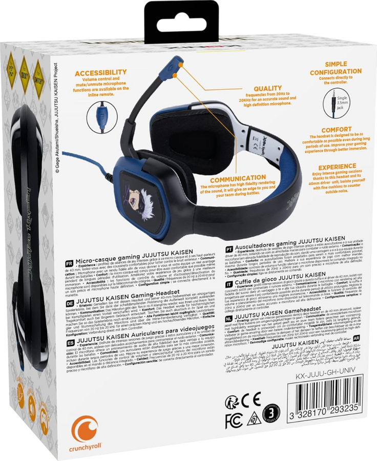 Konix Jujutsu Kaisen Wired Gaming Headset – image 7