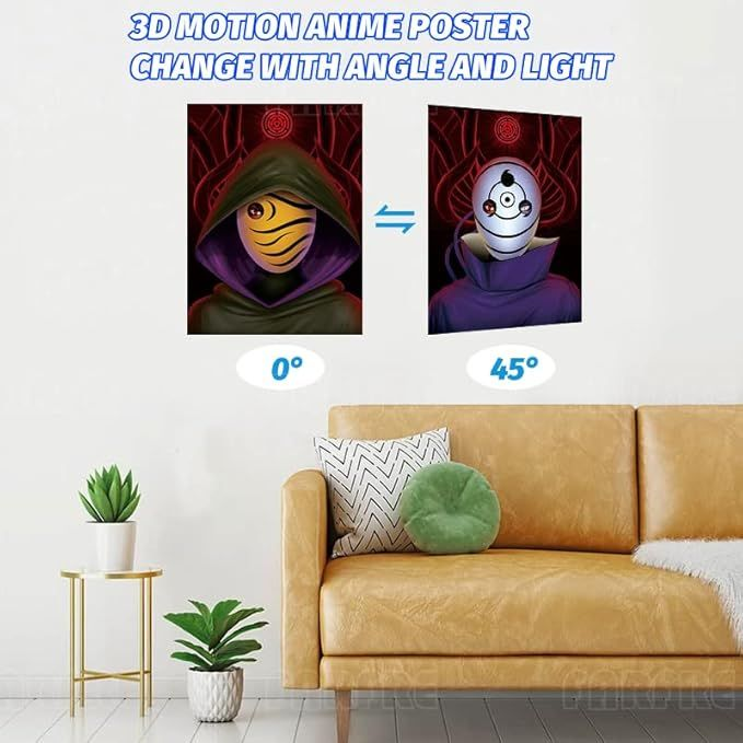 Naruto – Tobi Mask – 3D Poster  for sale in Egypt from Games2Egypt