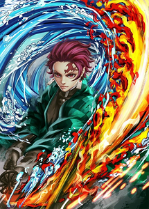 Demon Slayer 3 in 1 Tanjiro + Zenitsu + Inosuke Art – 3D Poster  for sale in Egypt from Games2Egypt
