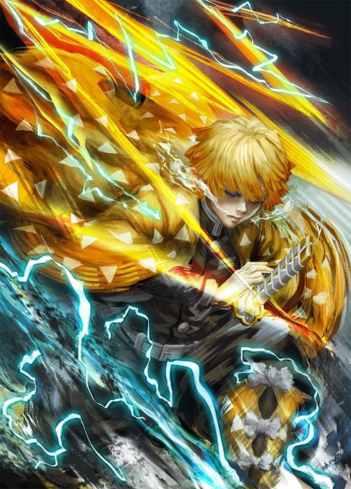Demon Slayer 3 in 1 Tanjiro + Zenitsu + Inosuke Art – 3D Poster  for sale in Egypt from Games2Egypt
