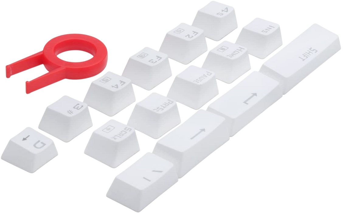 Redragon A101 Double Shot Injection Molded Mechanical Keyboard Keycaps - White  for sale in Egypt from Games2Egypt
