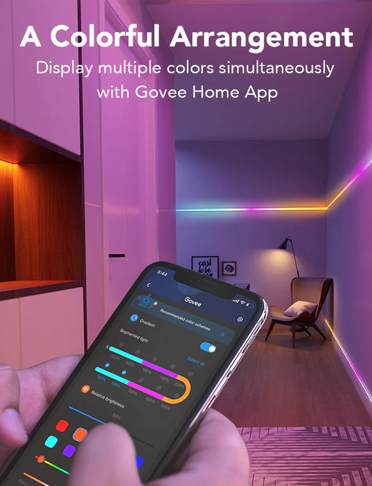 Govee H618C RGBIC Smart LED Strip Lights for Bedroom - 10M - Open Sealed  for sale in Egypt from Games2Egypt