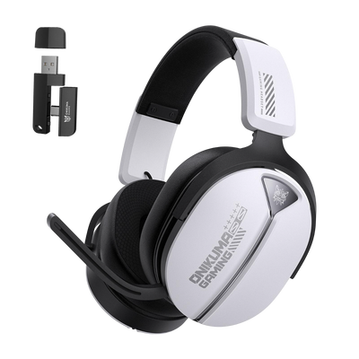 ONIKUMA GT887 Tri-Mode Wireless Gaming Headset - White