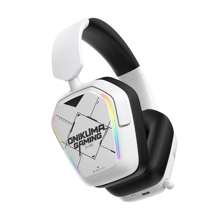 ONIKUMA GT883 RGB 4-Mode Wireless Gaming Headset - White  for sale in Egypt from Games2Egypt