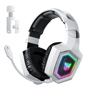ONIKUMA GT806 RGB Tri-Mode Wireless Gaming Headset - White -  for sale in Egypt from Games2Egypt