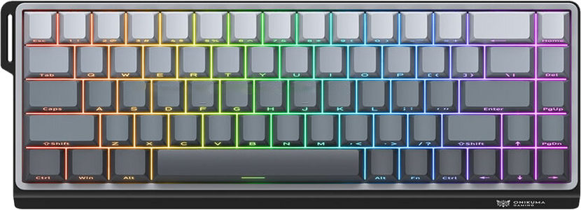 ONIKUMA G69 RGB Wired Magnetic Gaming Keyboard - Black