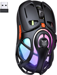 ONIKUMA DM02 RGB Tri-Mode Wireless Gaming Mouse - Black -  for sale in Egypt from Games2Egypt