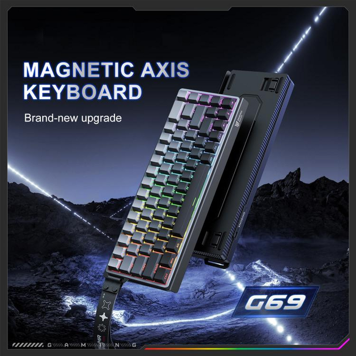 ONIKUMA G69 RGB Wired Magnetic Gaming Keyboard - Black  for sale in Egypt from Games2Egypt