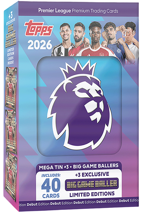 Topps Premier League 2026 - Mega Tin (1 Pack of 3 Assorted)  for sale in Egypt from Games2Egypt