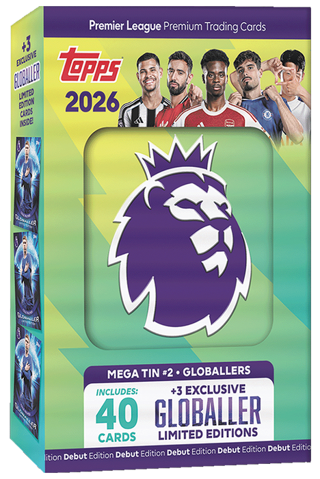 Topps Premier League 2026 - Mega Tin (1 Pack of 3 Assorted)  for sale in Egypt from Games2Egypt