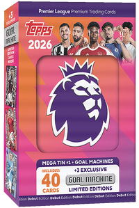 Topps Premier League 2026 - Mega Tin (1 Pack of 3 Assorted)  for sale in Egypt from Games2Egypt
