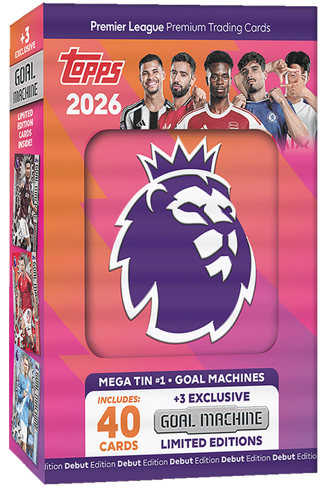 Topps Premier League 2026 - Mega Tin (1 Pack of 3 Assorted)  for sale in Egypt from Games2Egypt