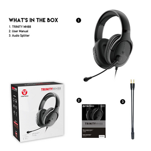 Fantech TRINITY-MH88 Wired Gaming Headset 3.5MM - Black  for sale in Egypt from Games2Egypt