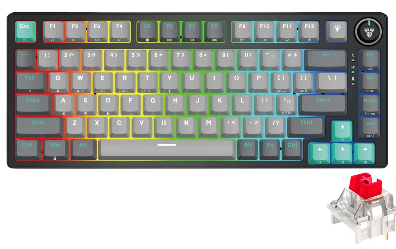 فانتك ATOM PRO83 MK913 ميركوري – أسود (سويتش أحمر) – صورة 2