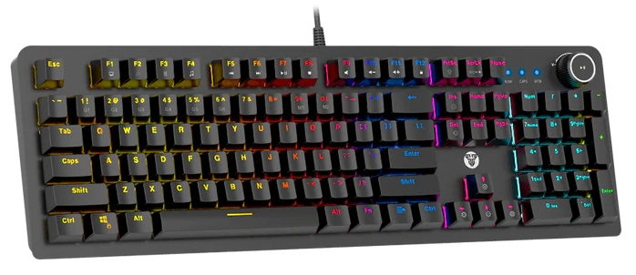 Fantech Maxpower MK853 V2 Wired RGB Mechanical Gaming Keyboard - Blue Switch   for sale in Egypt from Games2Egypt