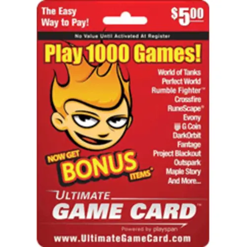 Ultimate Game Card - US$5