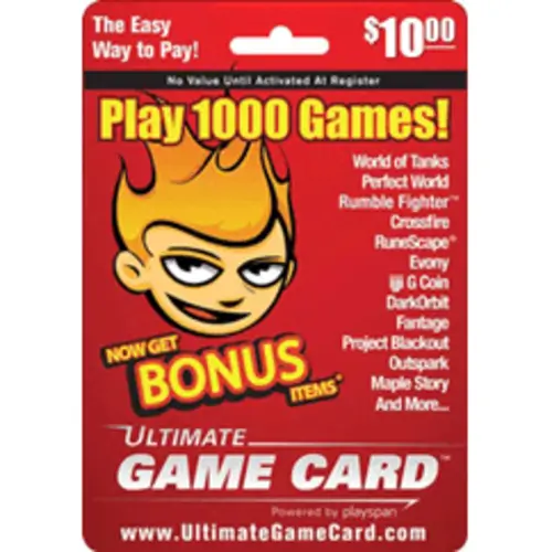 Ultimate Game Card - US$10