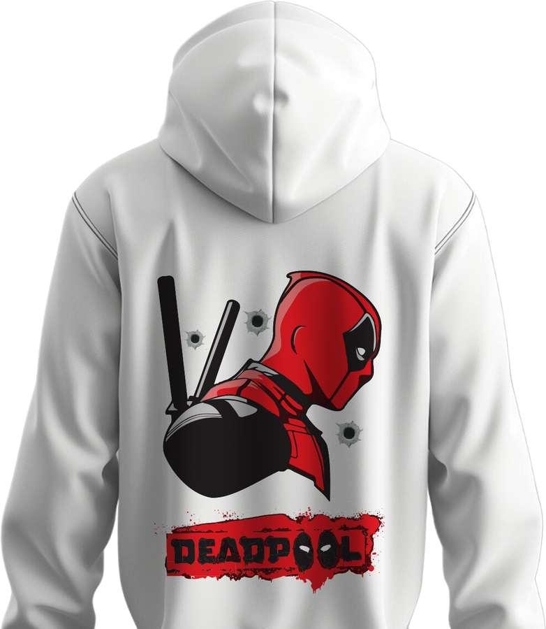 No Rules Just Pool – Deadpool Hoodie – image 3