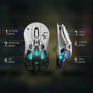 GravaStar  Mercury M1 Pro Wireless Gaming Mouse - Gradient Black  for sale in Egypt from Games2Egypt