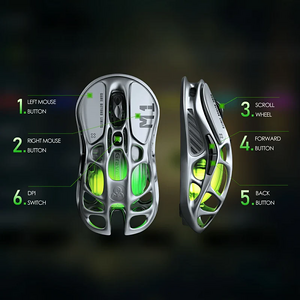 GravaStar  Mercury M1 Pro Wireless Gaming Mouse - Gunmetal Gray  for sale in Egypt from Games2Egypt