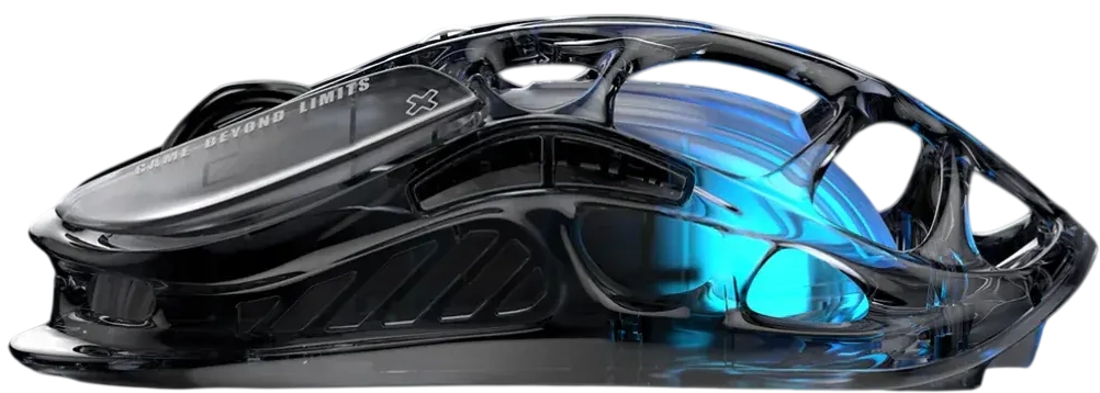 GravaStar  Mercury M2 Wireless Gaming Mouse - Transparent Black  for sale in Egypt from Games2Egypt