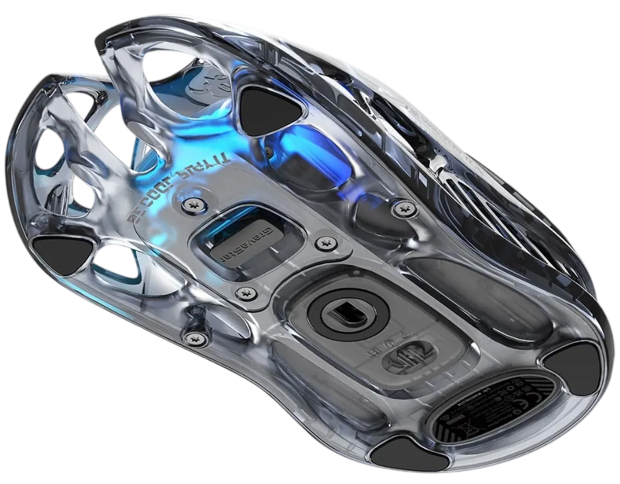 GravaStar  Mercury M2 Wireless Gaming Mouse - Transparent Black  for sale in Egypt from Games2Egypt